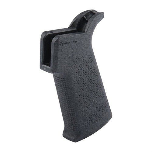 Améliore ton contrôle avec la MOE SL Grip de MAGPUL, offrant un angle de prise vertical, une texture agressive et un design slim pour un confort optimal.