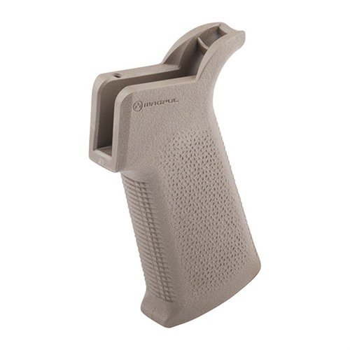 Améliore ton contrôle avec la MOE SL Grip de MAGPUL, offrant un angle de prise vertical, une texture agressive et un design slim pour un confort optimal.