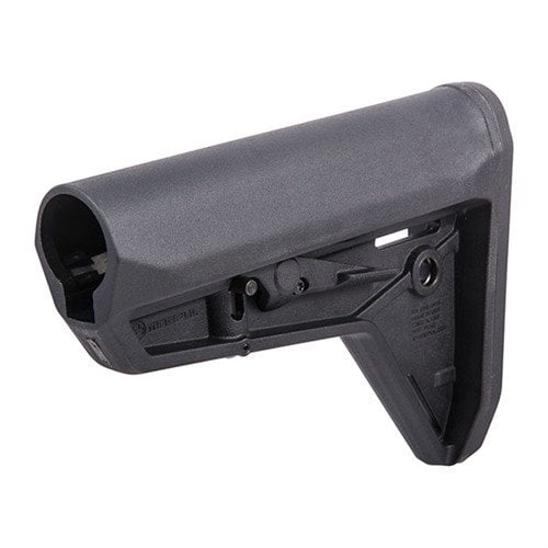 Le MOE-SL Stock de MAGPUL pour AR-15 offre un confort optimal, une ajustabilité facile, et une excellente stabilité, parfait pour les utilisateurs de gilets pare-balles.
