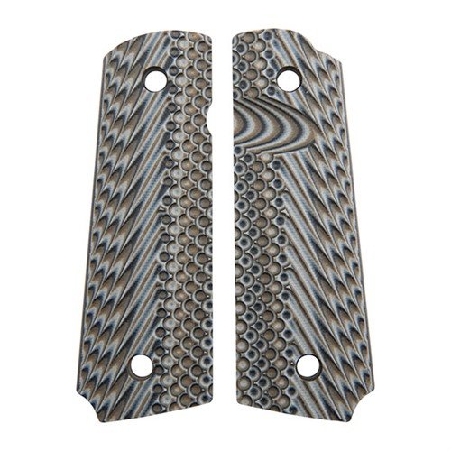 Les poignées G10 OPERATOR II offrent une texture exceptionnelle pour une prise en main optimale, une durabilité accrue et une résistance aux conditions extrêmes.