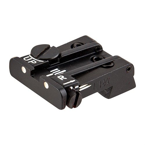 Transforme ton CZ 75 avec cette hausse arrière réglable, facile à installer, compatible avec la hausse avant d'origine et ajustable en dérive et en élévation.