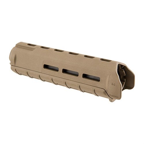 Les garde-main Magpul MOE M-LOK pour AR-15/M16 sont légers, robustes et disposent de slots M-LOK pour ajouter des accessoires comme des lampes ou des poignées.