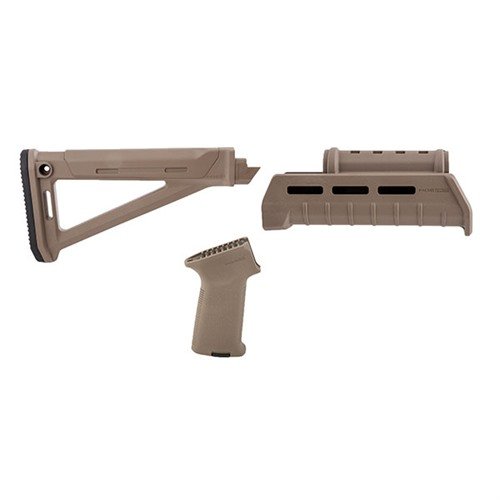 Le kit AK-47 MOE AKM Stock Set M-LOK te donne un look Magpul et améliore le confort de tir avec un stock fixe, un garde-main M-LOK et une poignée ergonomique.