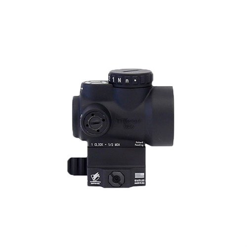 Le montage AD-MRO-SOCOM pour la Trijicon MRO offre une hauteur de Lower 1⁄3rd Co-Witness, en aluminium 6061 T6, avec un système QD Auto Lock™ pour un ajustement parfait.