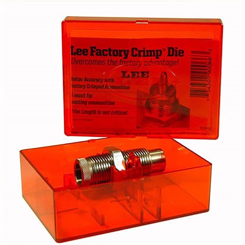 Le Lee Bottle Neck Handgun Factory Crimp Die utilise un collet pour appliquer un crimp de type fusil, rendant le rechargement des cartouches difficile un vrai plaisir.