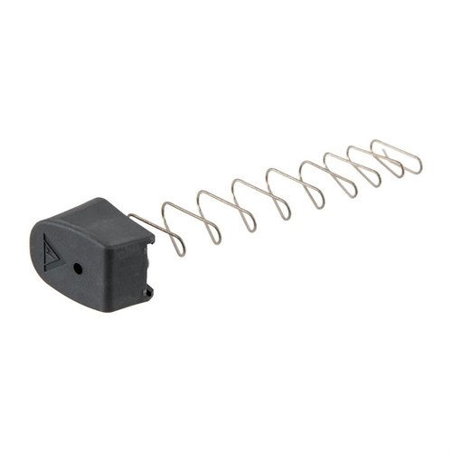 L'extension de chargeur TANGODOWN pour Glock® 43 ajoute 2 cartouches, offrant une capacité de 8 + 1, avec un grip confortable et un ressort en acier inoxydable.