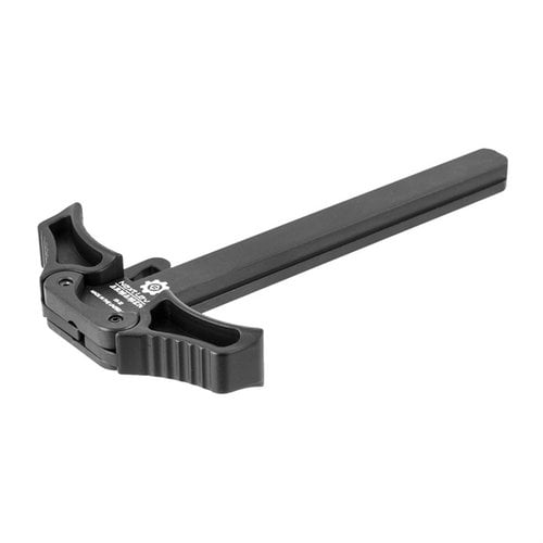 Le Scythe Charging Handle de Next Level Armament pour le M&P15-22 est fabriqué en aluminium 7075, ambidextre, avec des rainures agressives pour une manipulation facile.