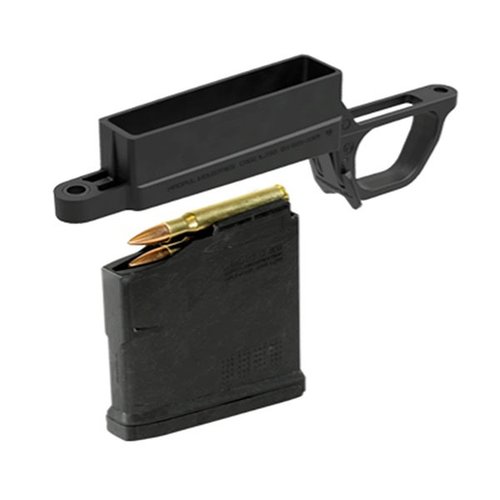 Le Magpul Bolt Action Magazine Well 700L Standard s'installe facilement, est léger et durable, et fonctionne avec les chargeurs AICS pour un tir optimal.
