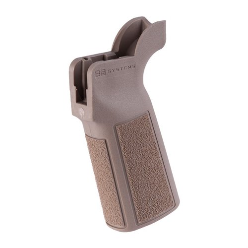 Le P-Grip 23 améliore ton AR-15 avec un angle de prise vertical accru et un tang allongé pour un confort optimal et un meilleur index de tir.