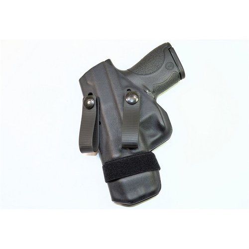 Le Morrigan est un holster IWB ultra-compact et confortable, offrant une protection complète, un ajustement facile et une rétention sécurisée pour un port discret.