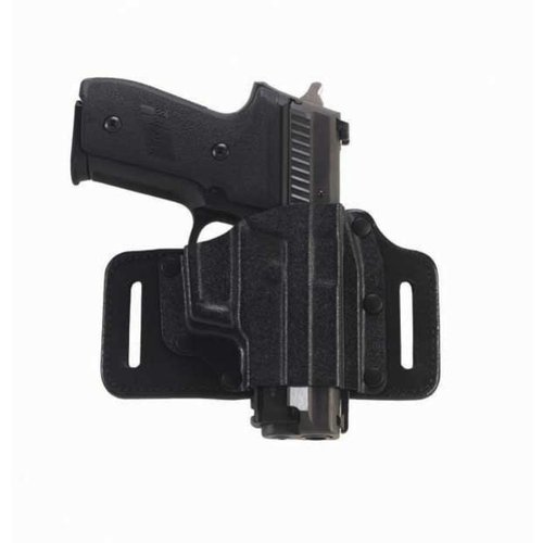 Le TacSlide™ de Galco allie cuir et Kydex pour un holster ceinture rapide, discret et économique, offrant un excellent confort et une excellente dissimulation.