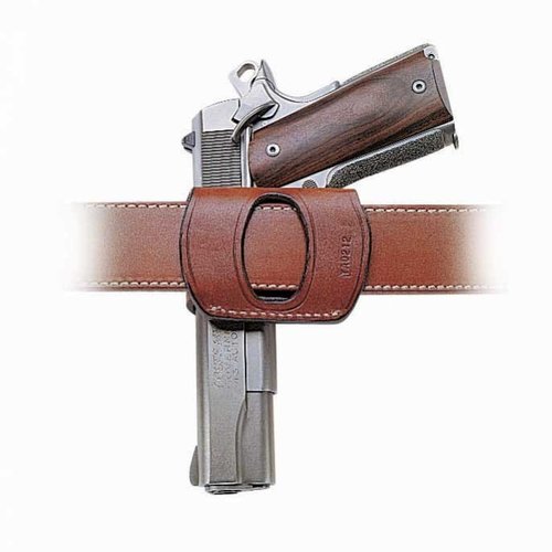 Le holster Yaqui Slide en cuir de saddle premium offre un design minimaliste, un tir rapide et s'adapte aux ceintures jusqu'à 1 3/4" pour un confort optimal.