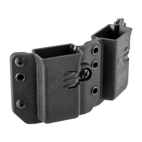 Le Copia Double Magazine Carrier est conçu pour un port discret et confortable, compatible avec presque 100 modèles de pistolets en 9/40/357 Sig.