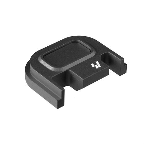 Améliore ton GLOCK avec la V1 Slide Plate de Strike Industries : design à bouton poussoir, démontage sans outil et fabrication en aluminium durable.