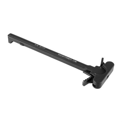 Le KAC 5.56mm Ambidextrous Charging Handle offre une manipulation facile des deux côtés, un design innovant et une construction en aluminium durable.