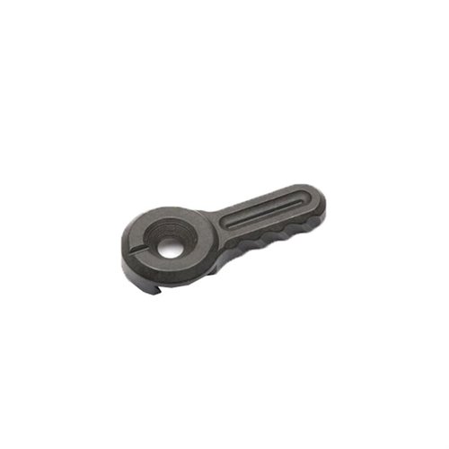 Améliore ton AR10 ou AR15 avec le BAD-ASS-LEVER, un sélecteur de sécurité en finition phosphate noir, offrant une transition fluide et un design de haute qualité.