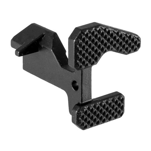 Le Geissele Maritime Bolt Catch pour AR-15 offre une surface agrandie pour un verrouillage facile, idéal pour les gauchers et utilisable avec des gants.