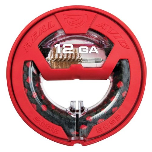 Le Bore Boss Shotgun Kit de Real Avid est un kit de nettoyage compact et facile à utiliser, avec un câble à action double et une brosse en bronze phosphoré.