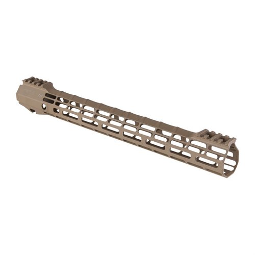 Le ATLAS S-ONE est un garde-main léger en aluminium 6061-T6, avec système de fixation ATLAS, rail picatinny et compatibilité M-LOK, idéal pour ta construction AR-15.