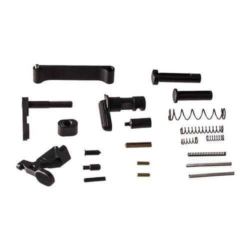 Le kit de pièces inférieures Geissele AR-15 contient 17 composants essentiels pour rendre ton lower receiver opérationnel, tout en respectant les normes mil-spec.