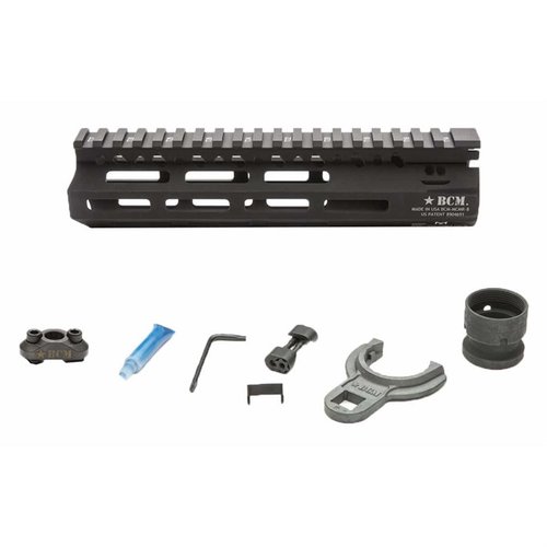 Le handguard BCM MCMR M-LOK offre une compatibilité M-LOK, un rail Picatinny, et un design léger pour une précision optimale et un montage facile d'accessoires.