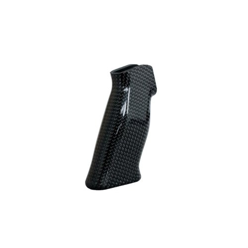 Le grip Carbon Black de Brigand Arms est léger, ergonomique et confortable, s'adaptant à toutes les tailles de mains pour un contrôle et une précision optimaux.
