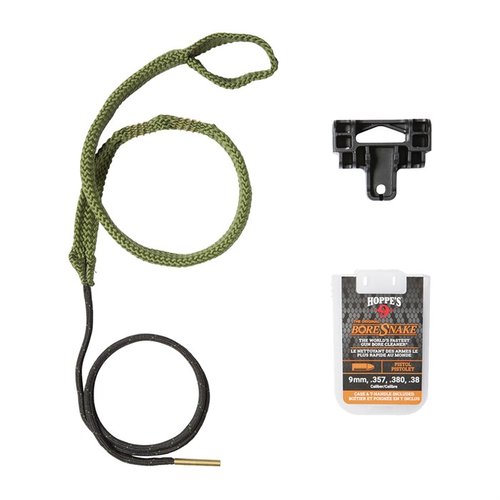 Le Pistol Bore Snake nettoie ton canon en un seul geste, avec une brosse en bronze phosphoreux et un design léger, réutilisable et facile à ranger.