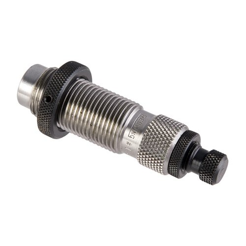 Le Redding Premium Handgun Expander Die facilite l'entrée, aligne parfaitement la balle et évite de rayer le plomb, offrant une uniformité optimale lors du rechargement.