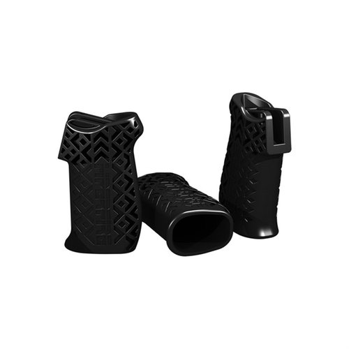 Améliore ton contrôle avec le Hipergrip™ ergonomique pour AR-15, offrant confort, protection du sélecteur de sécurité et ajustabilité pour ta main.