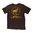 T-shirt homme logo vintage en coton fin S marron