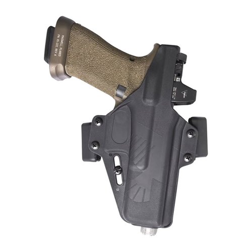 Le holster Perun de Raven Concealment est ultra-concealable, modulaire et compatible avec de nombreux accessoires, offrant confort et sécurité pour ton Glock.