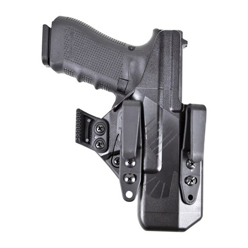Le holster Eidolon est conçu pour un confort optimal et une excellente dissimulation, avec des points d'attache pour accessoires et une boucle de ceinture de 1,5 pouce.