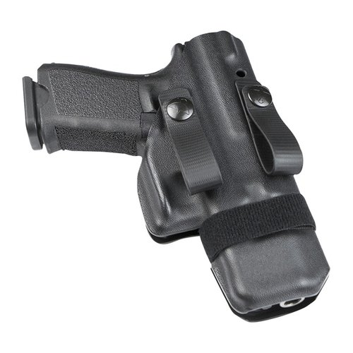 Le Morrigan IWB Holster est ultra-compact, confortable, ajustable et offre une rétention sécurisée tout en permettant un accès rapide à ton arme.