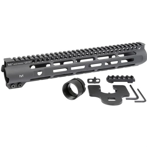 Découvre les nouvelles SLH Slim Line Handguards de Midwest Industries : ultra légères, en aluminium anodisé, avec trois côtés M-LOK et un rail Picatinny.