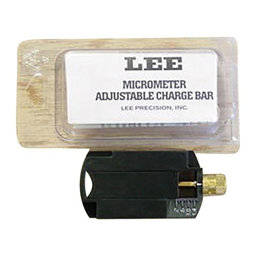 La Lee Adjustable Charge Bar remplace le Charge Disk sur les Auto Disk et Pro Auto Disk Powder Measures, avec un réglage de .28 cc à 1.6 cc pour plus de précision.