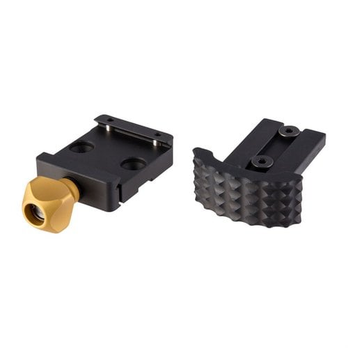Le kit ARCALOCK inclut un clamp en aluminium 6061-T6 et un Barricade Stop, offrant un ajustement infini sur les rails ARCA avec une conception anti-tilt.
