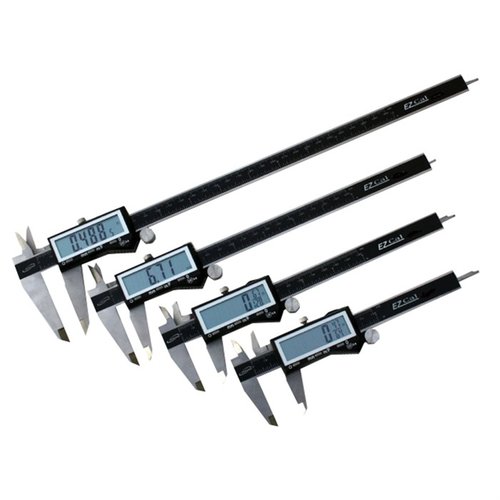 Les calipers iGaging EZ Cal offrent une précision de 0.001 pouces, un affichage LCD extra-large et une construction en acier inoxydable, parfaits pour tes mesures.