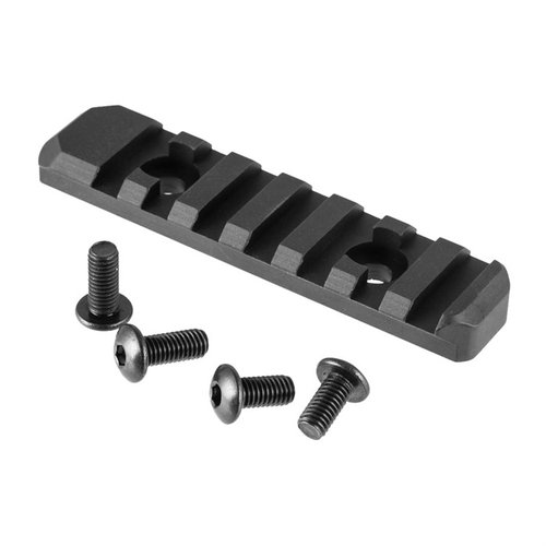 Le rail Picatinny en aluminium MOE facilite l'attachement d'équipements sur les châssis Whiskey-3 et X-ray, tout en étant léger et durable.