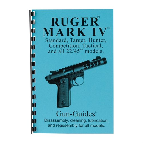 Le guide d'assemblage et de désassemblage RUGER® MARK IV™ te permet de démonter, nettoyer et réassembler facilement tous les modèles avec des images claires et des conseils pratiques.