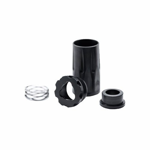 Le 9MM 3-LUG BLAST CAN d'ANGSTADT ARMS dirige les forces de concussion vers l'avant, s'adapte à tout accessoire 3-lug et se détache rapidement avec un silencieux.