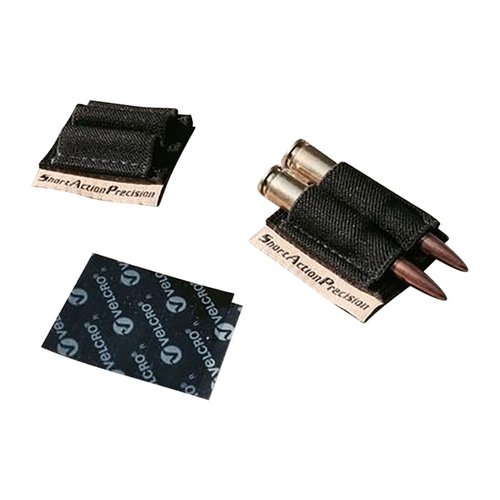 Avec le SAP Two Round Holder, garde deux cartouches à portée de main. Fixation Velcro facile, compatible avec plusieurs calibres et prête à l'emploi!