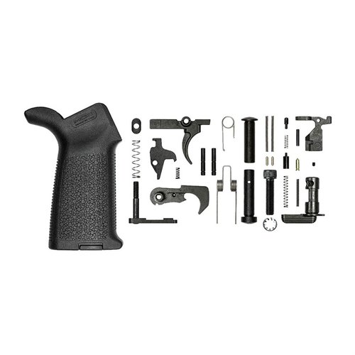 Le kit de pièces AR-15 M4E1 d'Aero Precision inclut la poignée Magpul MOE, parfait pour compléter ton lower receiver M4E1 sans tracas.