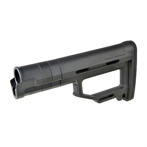 Le Strike Industries Modular Fixed Stock offre la polyvalence d'une crosse réglable tout en garantissant la solidité et le confort d'une crosse fixe.