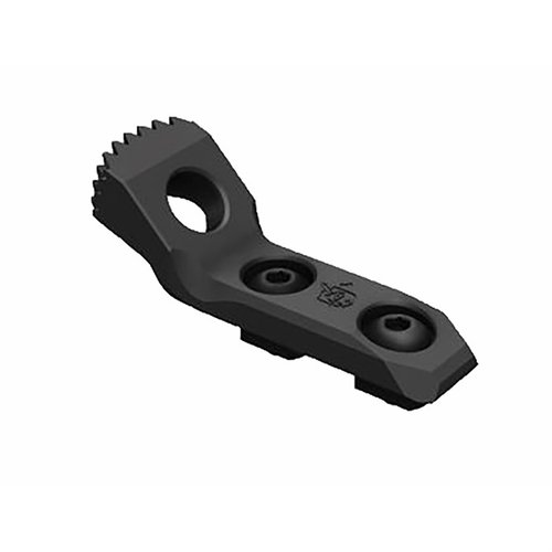 Le SHORT BARRIER STOP M-LOK de KNIGHTS ARMAMENT te permet de stabiliser ton arme sur des barrières grâce à sa texture agressive et son montage facile sur M-LOK.