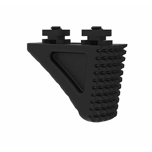 Le FORWARD HANDSTOP avec Barrier Stop M-LOK améliore ta prise en main, évite les glissades devant le canon et offre une surface texturée pour un tir stable.