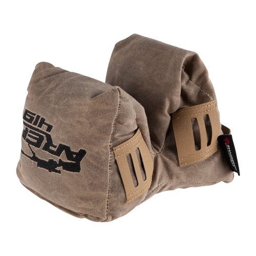 Le RailChanger Pint Sized Game Changer est un sac en toile cirée qui offre flexibilité et stabilité grâce à ses manches, idéal pour le tir sur différents supports.