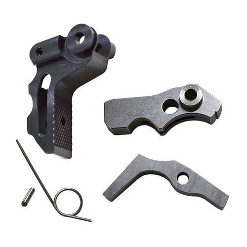 Améliore ton Ruger® 10/22® avec le ULTIMATE TRIGGER KIT : tir plus rapide, poids de gâchette réduit et contrôle optimal grâce à un design innovant.