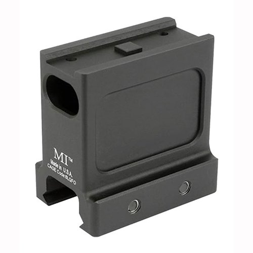Le montage MI-T1 est léger, robuste et sans accroc, conçu pour un usage militaire, en aluminium 6061 T6, compatible avec Aimpoint T1/T2 et autres.