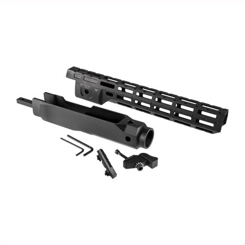 Découvre le Chassis M-LOK pour Ruger 10/22, léger, en aluminium 6061, avec design slim, 2 sockets QD, et slots M-LOK pour personnalisation facile.