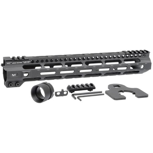 Découvre les handguards AR-15 M-LOK légers de Midwest Industries, avec un design mince, installation facile, et construction en aluminium robuste, 100% made in USA.